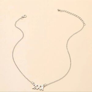 3/$30 🤍 Established “2001” Necklace